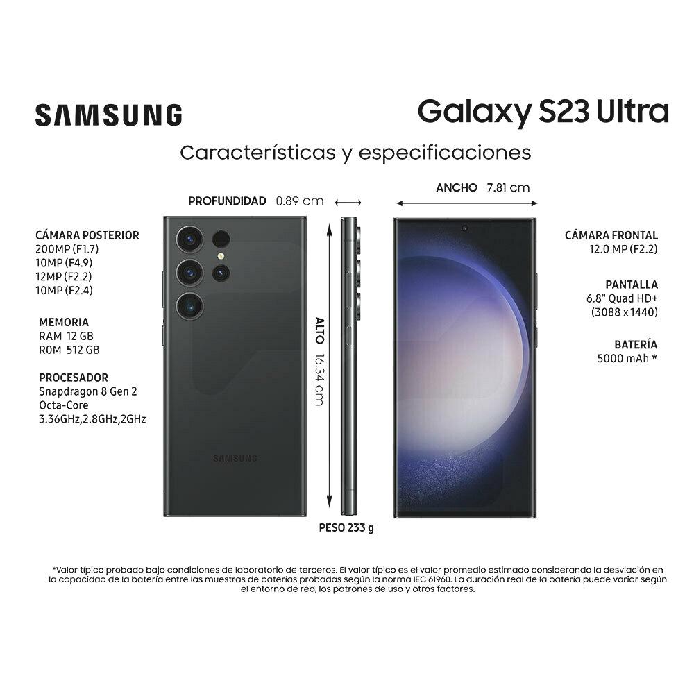 Samsung Galaxy S23 Ultra: características, precio y ficha técnica