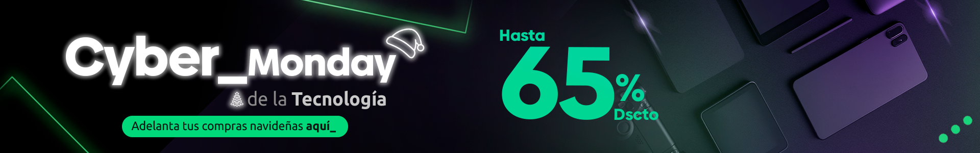 Header campaña Cyber de pc Factory