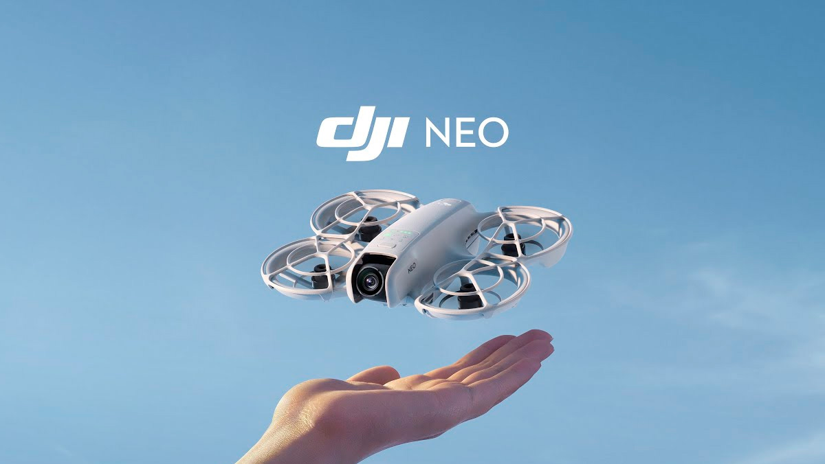 Vista general del dron DJI Neo